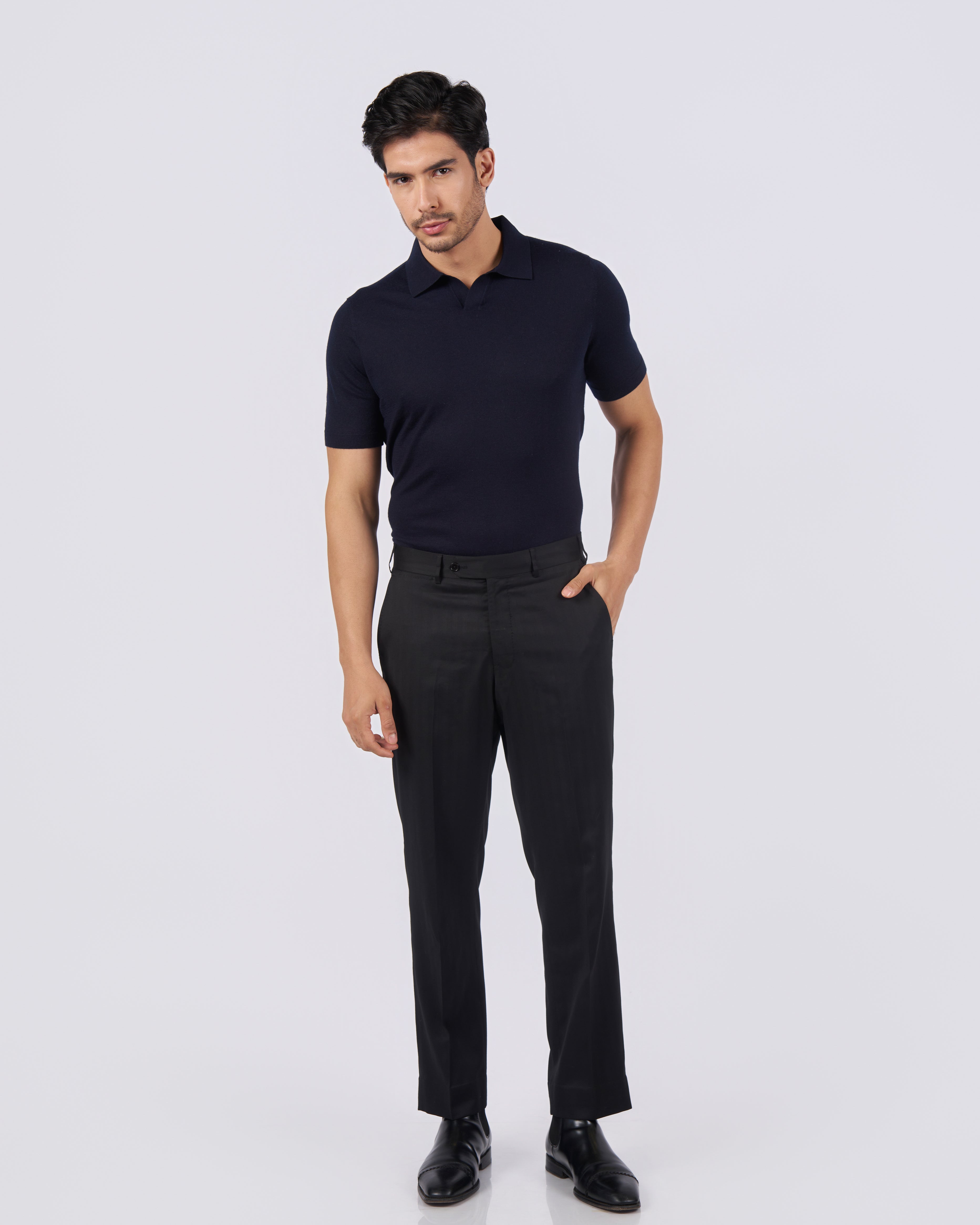 The Mezzanotte Cashmere Polo