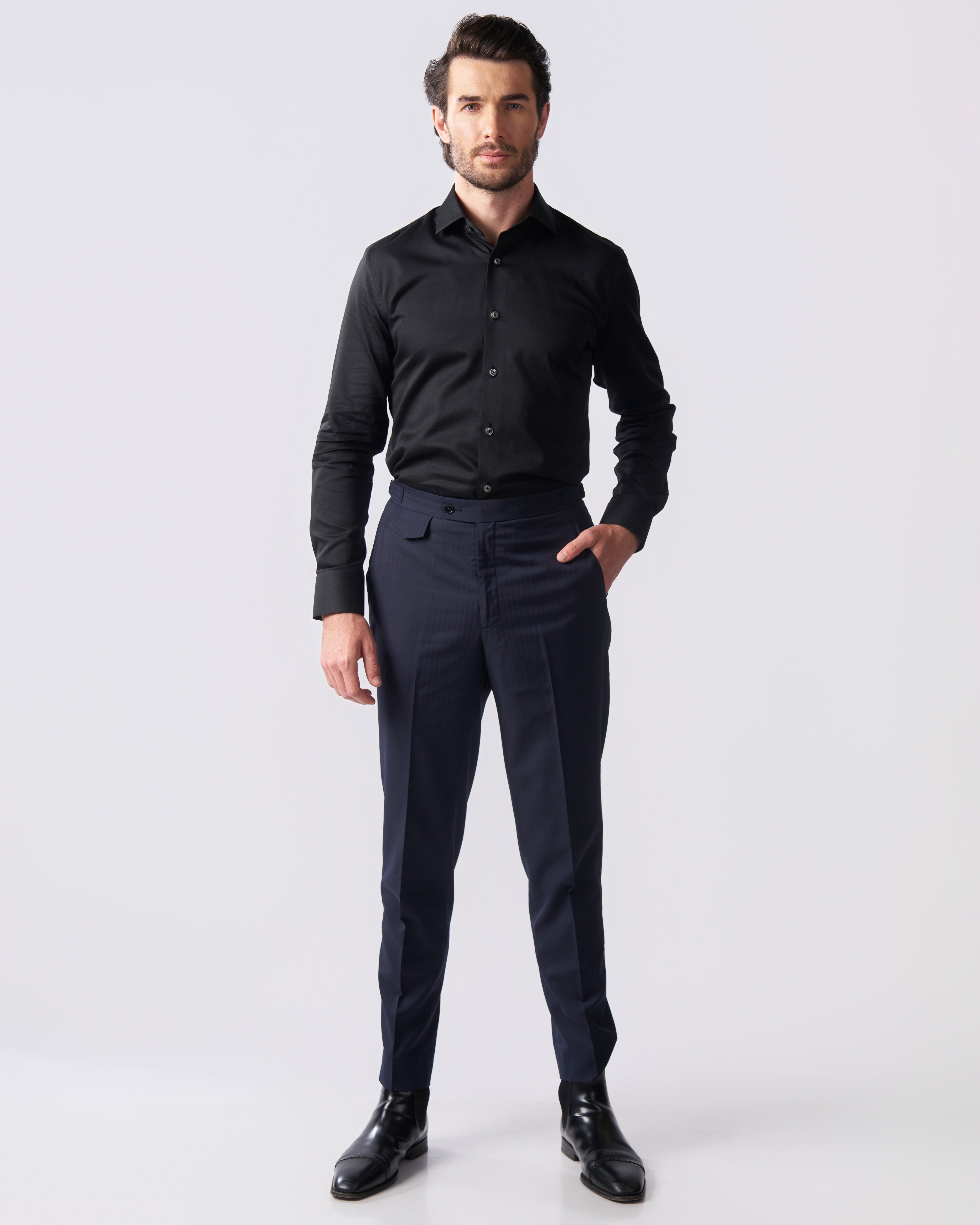 Blu Marino Tailored Pants